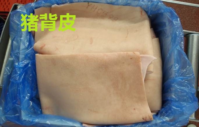 凍豬背皮